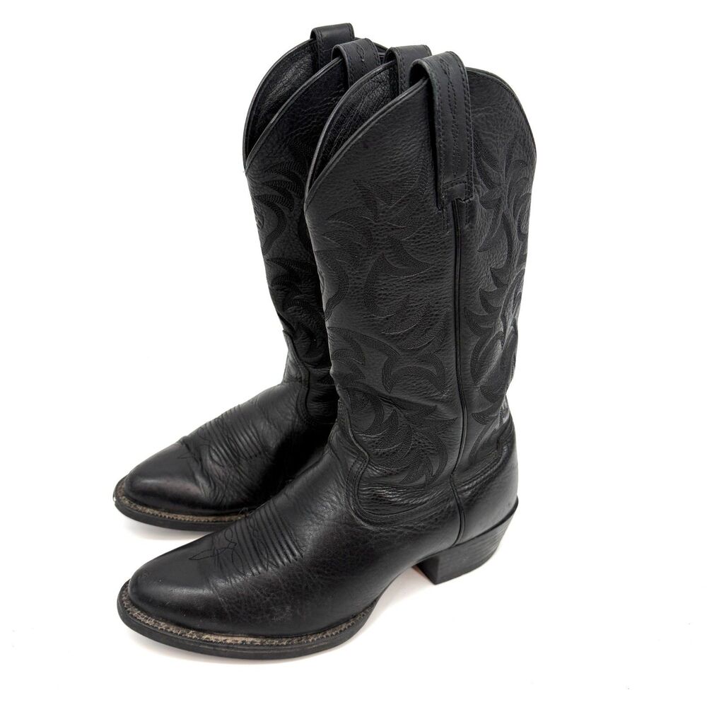 ARIAT Deertan Heritage Toe Men's  8.5 D Black Western Boots 10002218 (34770)